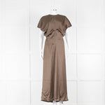 Toteme Bay Leaf Green Slouch Waist Draped Gown