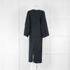 By Malene Birger Black Cais Refined Black Twill Maxi Dress