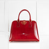 Prada Red Patent Leather Pyramid Bag