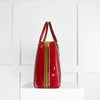 Prada Red Patent Leather Pyramid Bag