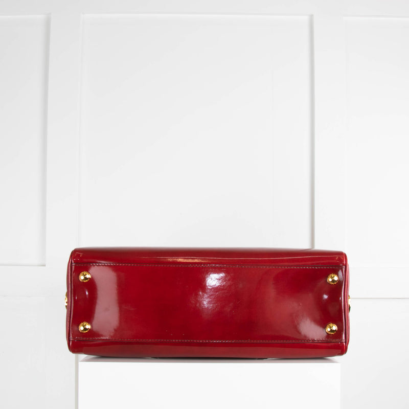 Prada Patent Calf Leather Handbag