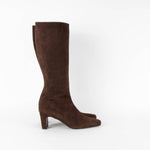 Russell & Bromley Brown Suede Knee Length Boots