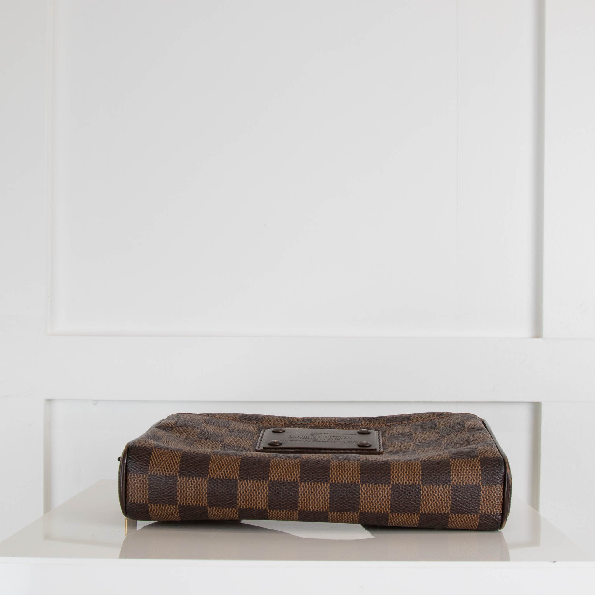 LOUIS VUITTON Damier Ebene Brown Brooklyn Bum Bag