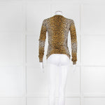 Dolce & Gabbana Fine Knit Leopard Print Cardigan