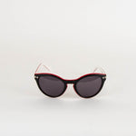 Moschino Black With Red Edge Sunglasses