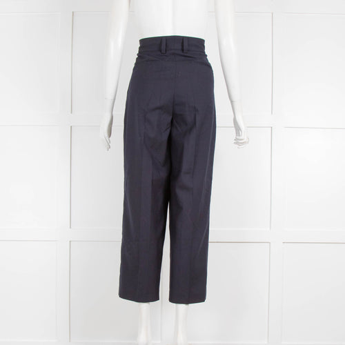 Margaret Howell Navy Wool Trousers