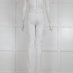 Albus Lumen White Cotton Trousers