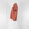 Stone Island Pink Wool Mix Henley Jumper