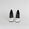 Marie Adam-Leenaerdt White Closed Toe Heel