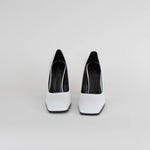 Marie Adam-Leenaerdt White Closed Toe Heel