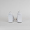 Marie Adam-Leenaerdt White Closed Toe Heel