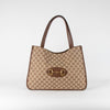 Gucci Brown GG Horsebit Tote Bag