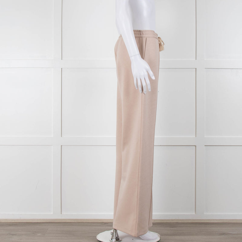 Claudie Pierlot Beige Draw String Waist Joggers