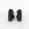 Louis Vuitton Black Suede High Top Heeled Trainers