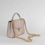 Aspinal Of London Neutral Oyster Leather Mini Mayfair Bag