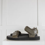 The Row Hook and Loop Flat Sandal Mangrove