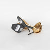 All Saints Gold Metallic Heeled Sandals