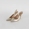 The Seller Metallic Pointed Slingback