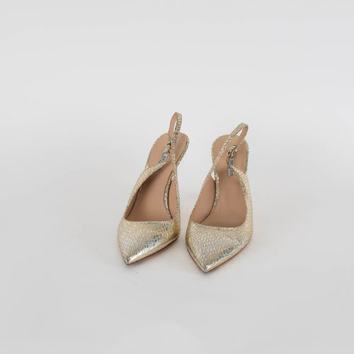 The Seller Metallic Pointed Slingback