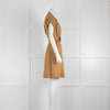 DVF Tan Shirt Dress With Belt