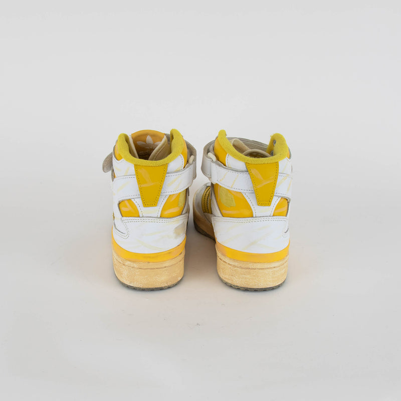 Adidas Yellow Forum 84 High Top Trainers