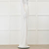 Halpern White Sequined Wide Leg Trousers