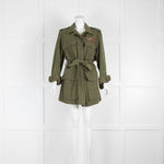 Figue Khaki Military Jacket with Beading