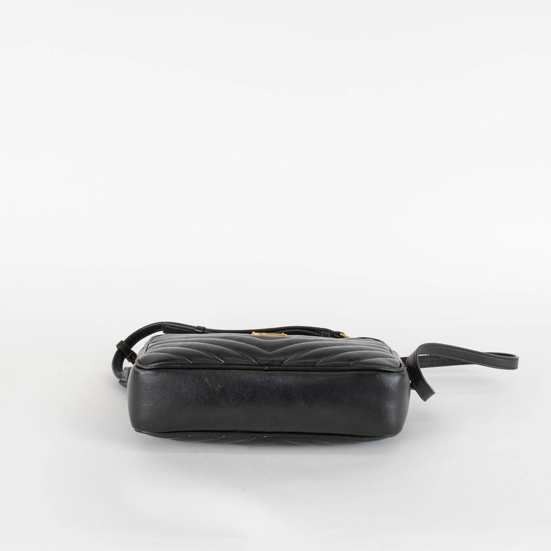 Yves Saint Laurent Black Lou Camera Bag