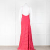 16Arlington Pink Halter Neck Evening Gown