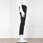 Frame Black High Waist Skinny Jeans