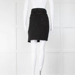 Raey Black Denim Mini Skirt