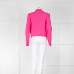 House of Harlow 1960 Pink Cropped Linen Jacket