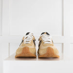 Loewe Flow Runner Beige Suede and Black Trainers