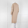 Joseph Beige Wool Polo V Neck Long Sleeve Dress