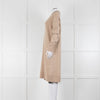 Joseph Beige Wool Polo V Neck Long Sleeve Dress