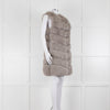 Jane & Tash Grey Fox Fur Long Gilet