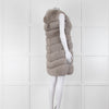 Jane & Tash Grey Fox Fur Long Gilet