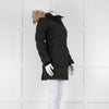 Canada Goose Black Fur Trim Puffer Jacket