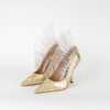 Midnight 00 Gold PVC Cinderella Pumps