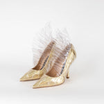 Midnight 00 Gold PVC Cinderella Pumps