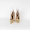 Midnight 00 Gold PVC Cinderella Pumps