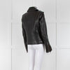 Victoria Victoria Beckham Black Leather Biker Jacket