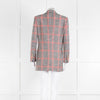 Gucci Cream Black Red Check Blazer Jacket