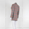 Gucci Cream Black Red Check Blazer Jacket