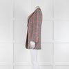 Gucci Cream Black Red Check Blazer Jacket