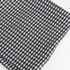 S Max Mara Black And White Houndstooth Square Silk Scarf