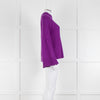 Dorothee Schumacher Purple Cashmere Ribbed Sweater