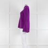 Dorothee Schumacher Purple Cashmere Ribbed Sweater