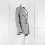 Acne Studios Grey Wool Double Faced Belted Jacket