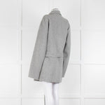 Acne Studios Grey Wool Double Faced Belted Jacket